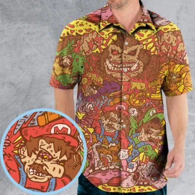 Nitendo Characters in Creepy Style