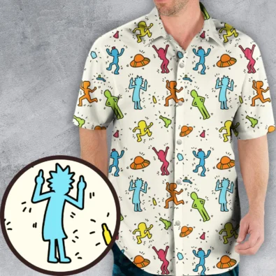 Rick-Haring Rick and Morty Pop Art Pattern