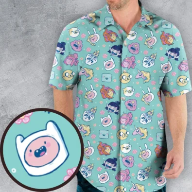Adventure Time Floral Pattern