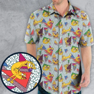 Catdog 90s Cartoon Pattern