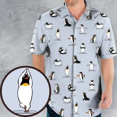Penguin Yoga Pattern
