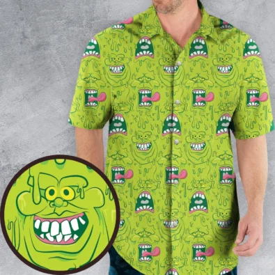 Funny Face Expression Slimer Ghostbusters