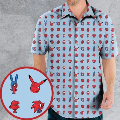 Funny Spider-Man Characters Pattern
