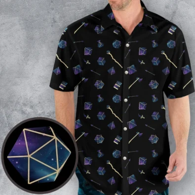 Galaxy In Dice Dungeons And Dragons Pattern