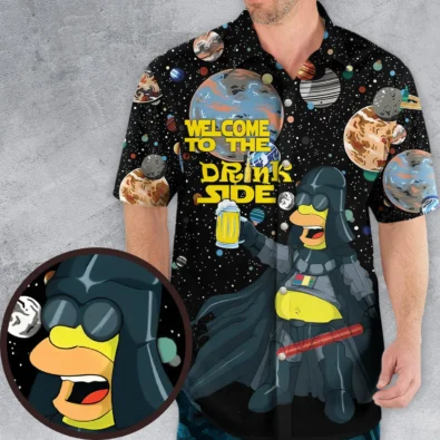 Simpson Darth Vader Welcome To The Drink Side