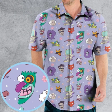 Courage the Cowardly Dog Characters Pattern