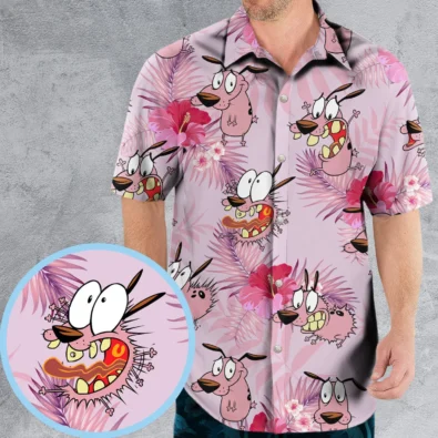 Courage the Cowardly Dog Floral Tropical