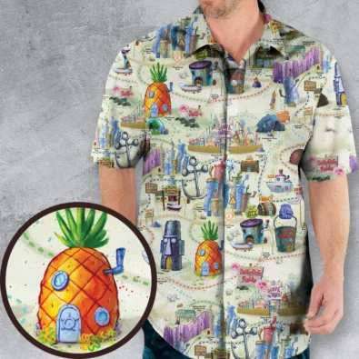 Map Of Bikini Bottom SpongeBob SquarePants