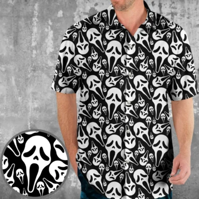 Ghostface Horror Movie Pattern Halloween