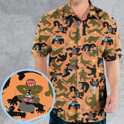 Giant Battle King Kong vs. Godzilla Kaiju Monsters