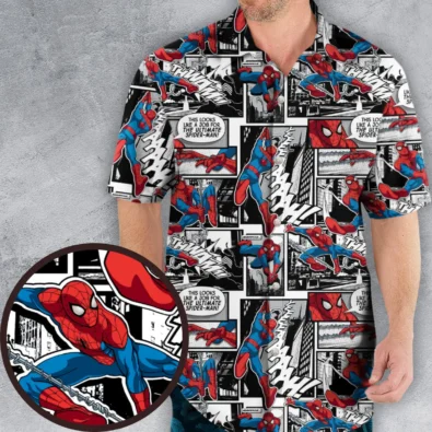Spider Man Comic Pattern