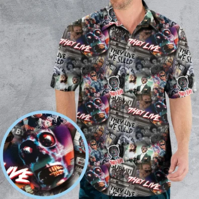 They Live Seamless Pattern