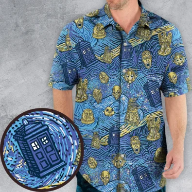 Starry Night Tardis Doctor Who