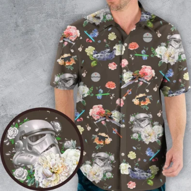 Stormtrooper Flower Vintage Pattern
