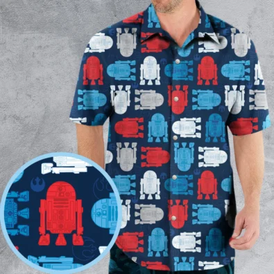 R2-D2 Star Wars 4th of July Pattern