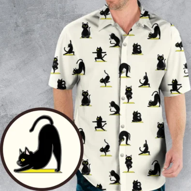 Bombay Cat Yoga Pattern