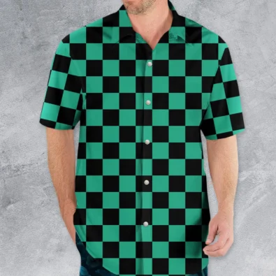 Tanjiro Kamado Demon Slayer Button Up